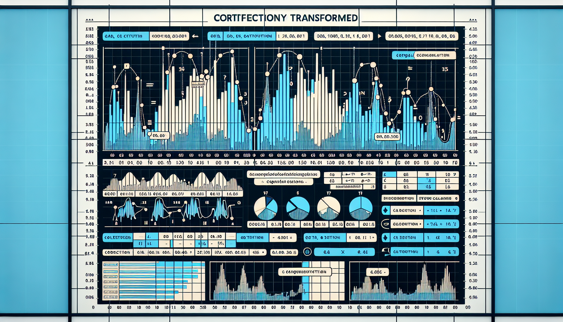 Gráfica de ejemplo mostrando datos transformados incorrectamente y su corrección, destacando errores en columnas específicas